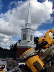 church steeple painting repair